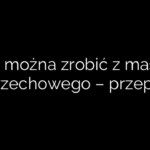 Co można zrobić z masła orzechowego – przepis