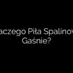 Dlaczego Piła Spalinowa Gaśnie?