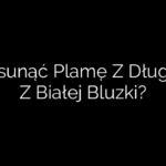 Jak Usunąć Plamę Z Długopisu Z Białej Bluzki?