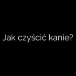 Jak czyścić kanie?