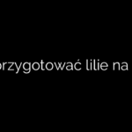 Jak przygotować lilie na zimę