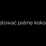 Jak uratować palmę kokosową?