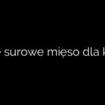 Jakie surowe mięso dla kota?