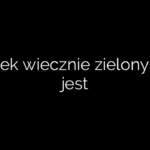 Ubiorek wiecznie zielony co to jest
